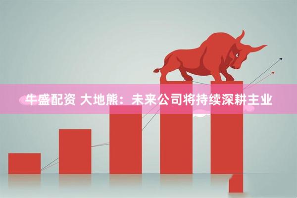 牛盛配资 大地熊：未来公司将持续深耕主业